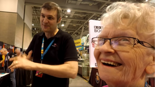 Kick back, relax, and allow the gamer grandma to give you a tour of a recent convention